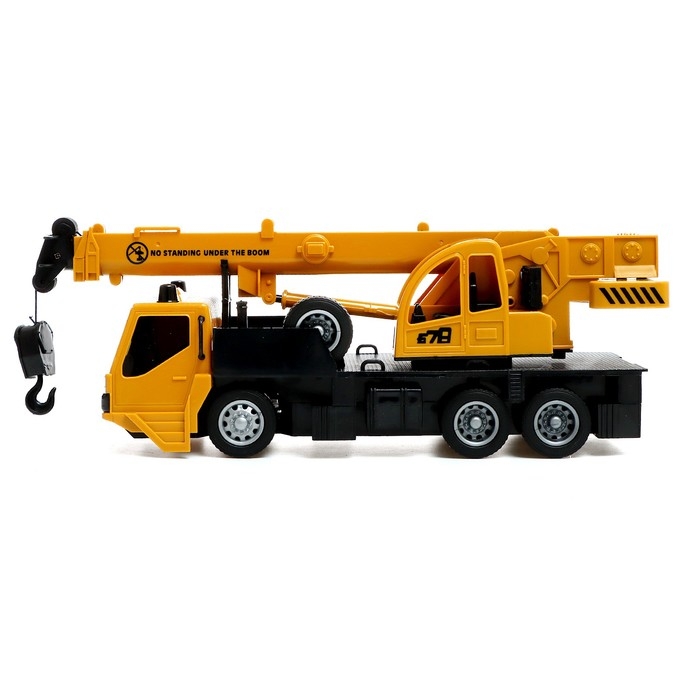 Кран радиоуправляемый «Стройка», подвижная стрела, работает от аккумулятора Кран радиоуправляемый «Стройка», подвижная стрела, работает от аккумулятора