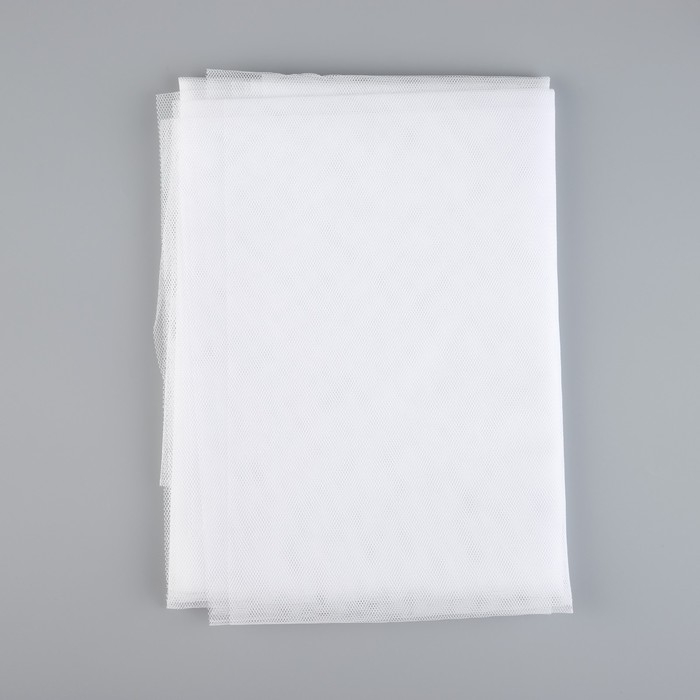 Сетка москитная с крепежом и ПВХ профилями для дверных проемов, 1,5&times;2,1 м, в пакете, цвет белый