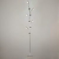 Торшер "Зигзаг" 15Вт 5хLED 4000К хром 40х40х180 см