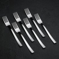 Вилка столовая &laquo;Торжество&raquo;, длина 20 см, толщина 2 мм, цвет серебряный