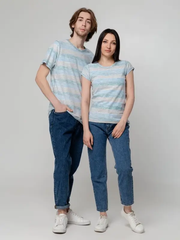 Футболка женская RAYET LADY двусторонняя, голубой/зеленый, размер XXL Футболка женская RAYET LADY двусторонняя, голубой/зеленый, размер XXL