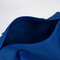 Сумка спортивная на молнии, длинный ремень, маленький размер, цвет синий