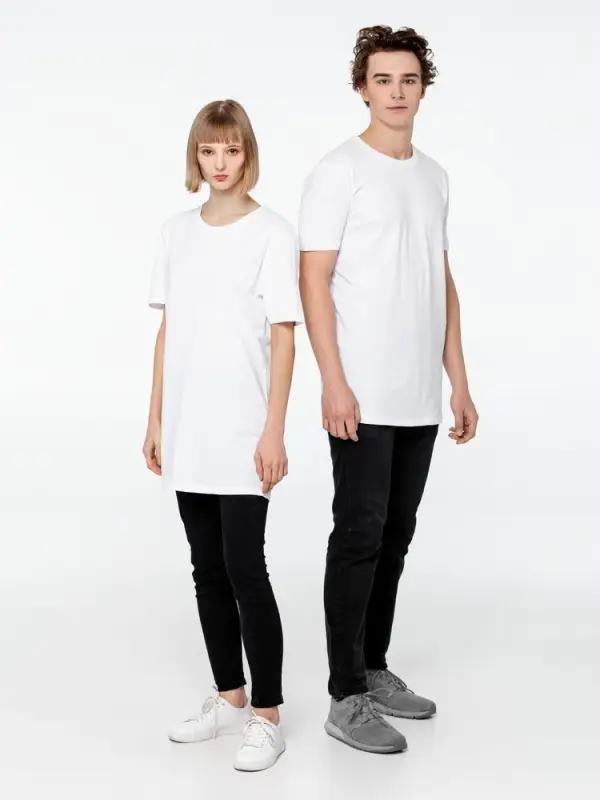 Футболка удлиненная Magnum белая, размер XS