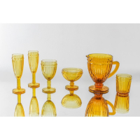 Креманка стеклянная «Босфор», 350 мл, 12×11 см, цвет жёлтый Креманка стеклянная «Босфор», 350 мл, 12×11 см, цвет жёлтый