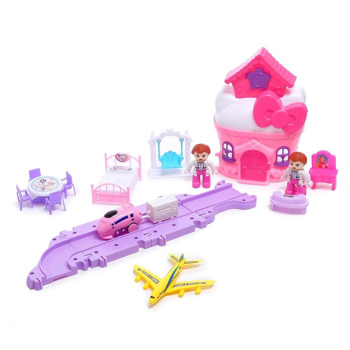 Железная дорога «Приключения принцессы», работает от батареек Железная дорога «Приключения принцессы», работает от батареек