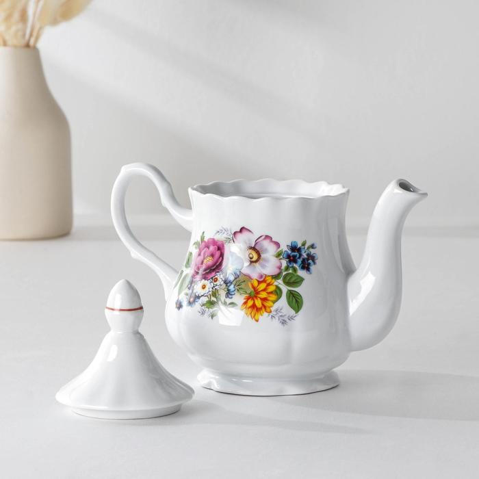 Набор столовой посуды «Букет цветов», 34 предмета Набор столовой посуды «Букет цветов», 34 предмета