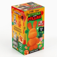 Игрушка помпонами &laquo;Зайка&raquo;, оранжевый
