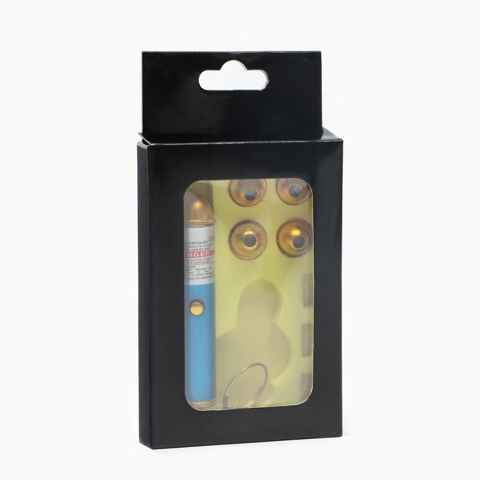 Лазерная указка Лазерная указка "Мастер К", 4 насадки, 3 LR44