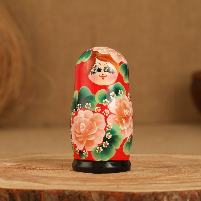 Матрёшка 5-ти кукольная Матрёшка 5-ти кукольная "Кристи Сувенирка", 10-11 см, ручная роспись