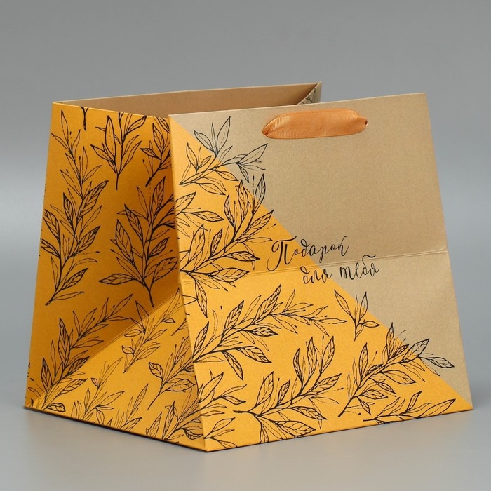 Пакет подарочный квадратный, упаковка, Moments, 20 х 20 х 20 см Пакет подарочный квадратный, упаковка, Moments, 20 х 20 х 20 см