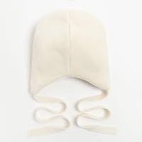 Шапка &laquo;Мамина принцесса&raquo; для девочки, цвет молочный, размер 42-46