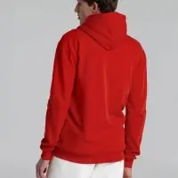 Толстовка на молнии с капюшоном Unit Siverga Heavy красная, размер M