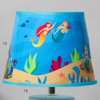 Настольная лампа "Русалки" Е14 15Вт 20х20х34 см RISALUX Настольная лампа "Русалки" Е14 15Вт 20х20х34 см RISALUX