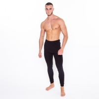 Термобельё мужское (кальсоны), цвет чёрный, размер 58