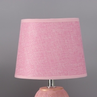 Лампа настольная "Калейдоскоп" 1х40Вт Е14 розовый 20х20х34см