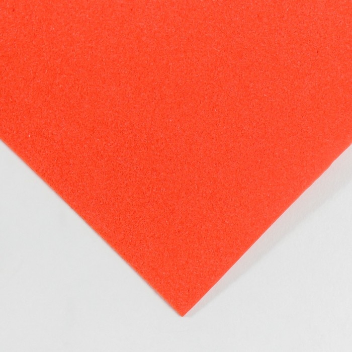 Фоамиран иранский 0,8-1 мм (томатный) МИКС 60х70 см