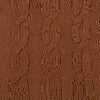 Плед Snefald, коричневый (темное золото)