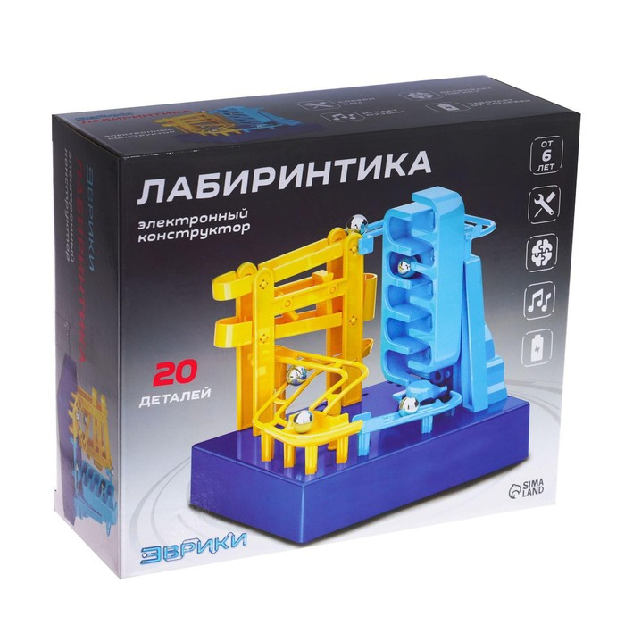 Электронный конструктор &laquo;Лабиринтика&raquo;, звуковые эффекты, 20 деталей