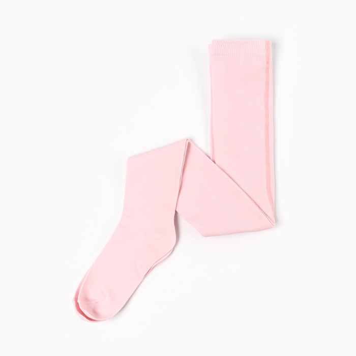 Колготки детские, цвет светло-розовый, рост 104-110 см