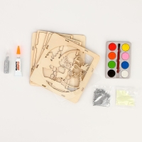 Новогодняя роспись по дереву «Новый год! Олени», со светящимся песком Новогодняя роспись по дереву «Новый год! Олени», со светящимся песком