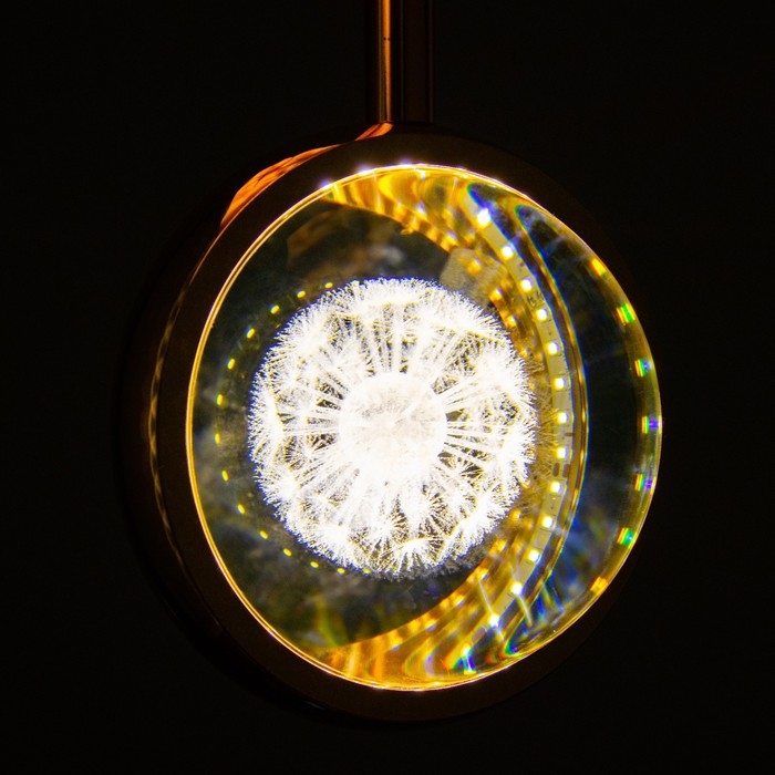 Светильник "Одуванчик" LED 7Вт 4000Кзолото 11х10х11-110см BayerLux