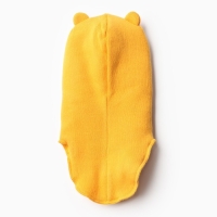 Шапка-шлем для девочки, цвет горчица, размер 42-46 Шапка-шлем для девочки, цвет горчица, размер 42-46