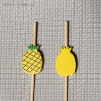 Шпажки Доляна «Озорной ананас», 12 см, набор 25 шт Шпажки Доляна «Озорной ананас», 12 см, набор 25 шт