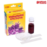 Выращивание кристаллов «Опыты. Лучистый кристалл», цвет фиолетовый Выращивание кристаллов «Опыты. Лучистый кристалл», цвет фиолетовый