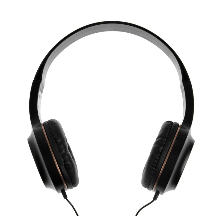 Комплект наушников Hoco W24, проводные, накладные + вакуумные, проводные, золотистые Комплект наушников Hoco W24, проводные, накладные + вакуумные, проводные, золотистые