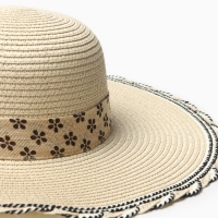 Шляпа женская MINAKU, цв. бежевый, р-р 58