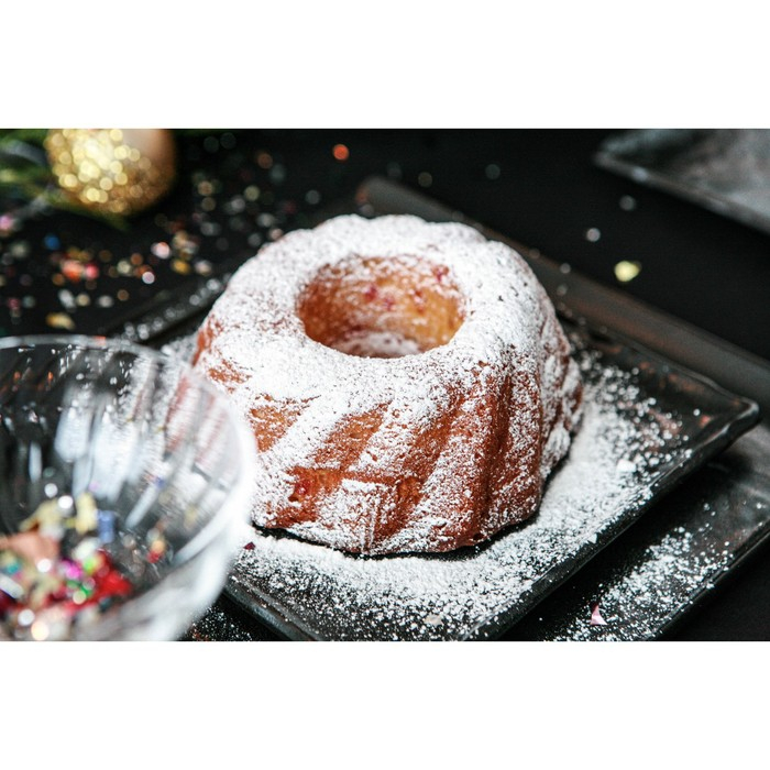 Блюдо фарфоровое для подачи Magistro Pietra lunare, 16&times;16 см, цвет чёрный