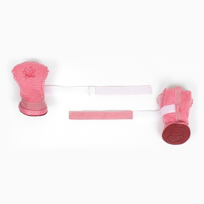 Ботинки Элеганс, набор 4 шт, размер 5 (подошва 6,2 х 5 см) розовые Ботинки Элеганс, набор 4 шт, размер 5 (подошва 6,2 х 5 см) розовые