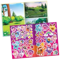 Многоразовые наклейки &laquo;Лучшие друзья&raquo;, формат А4, Смешарики