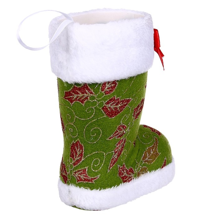 Конфетница &laquo;Сапожок&raquo;, цвет зелёный