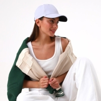 Кепка однотонная, цвет белый, х/б Кепка однотонная, цвет белый, х/б
