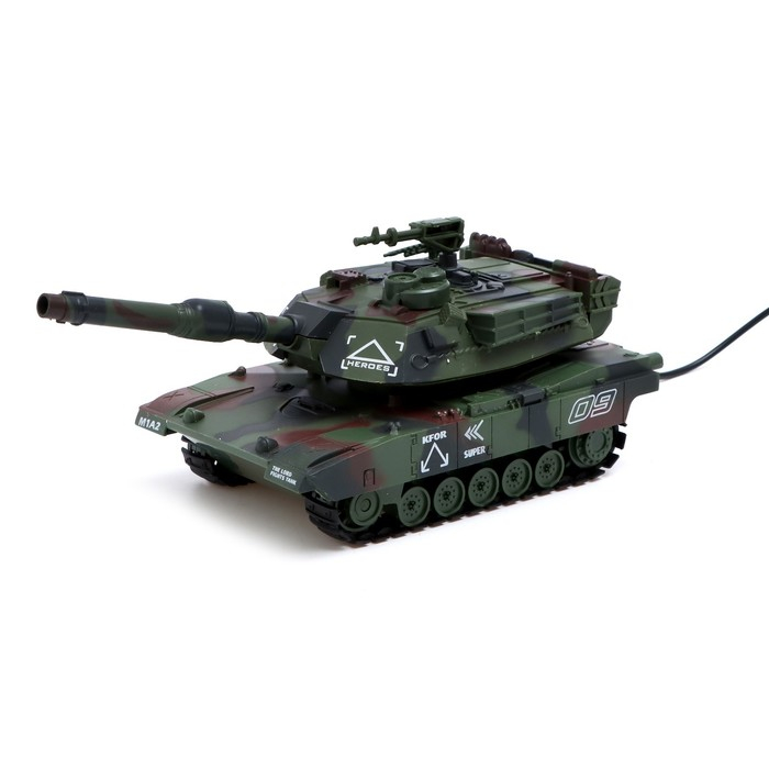 Танк на дистанционном управлении &laquo;Штурмовик&raquo;, работает от батареек, стреляет пульками, МИКС