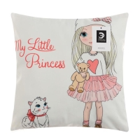 Наволочка декоративная Этель Девичьи истории&raquo;Принцесса&raquo; 40х40 см, велюр