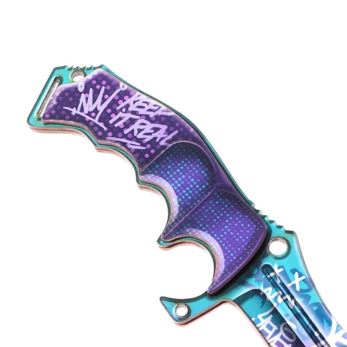 Деревянное оружие, детское сувенирное «Граффити», нож охотничий, 25 х 5,9 см Деревянное оружие, детское сувенирное «Граффити», нож охотничий, 25 х 5,9 см