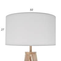 Торшер 19037/1 E27 40Вт светлое дерево-белый 44х51х123 см