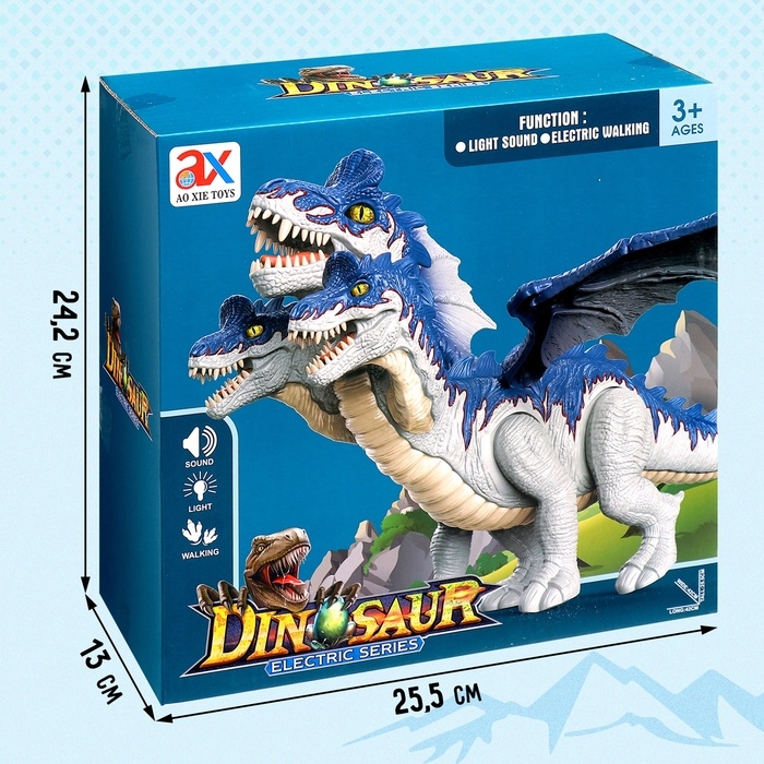 Динозавр &laquo;Дракон&raquo;, световые и звуковые эффекты, работает от батареек