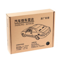 Парковочная система 4 датчика, LED-экран, 12 В, датчик чёрный Парковочная система 4 датчика, LED-экран, 12 В, датчик чёрный