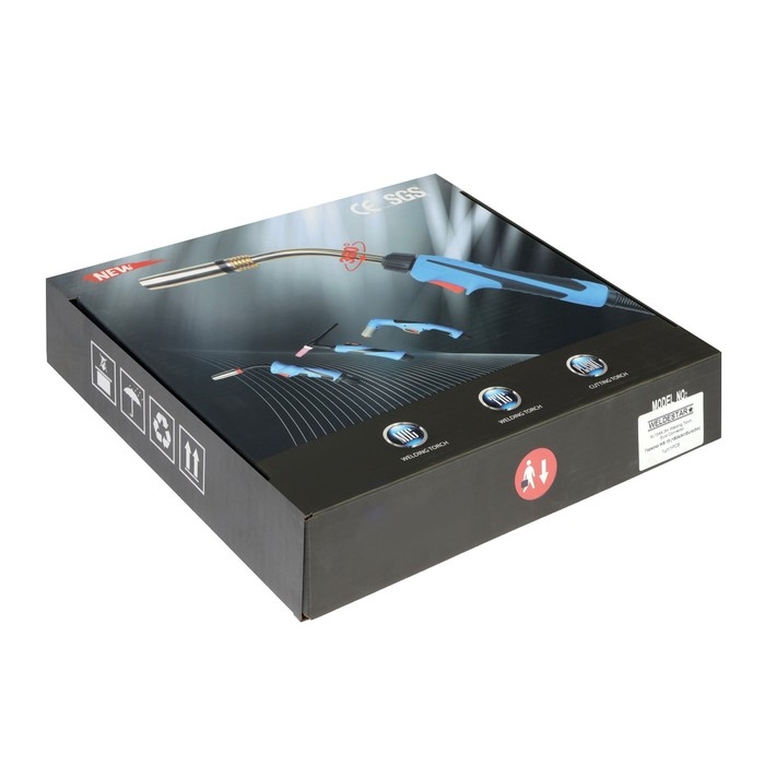 Горелка WELDESTAR 15, MIG/MAG, 180 A, d=0.6-1 мм, ПВ 60%, 3 м, воздушное охлаждение Горелка WELDESTAR 15, MIG/MAG, 180 A, d=0.6-1 мм, ПВ 60%, 3 м, воздушное охлаждение