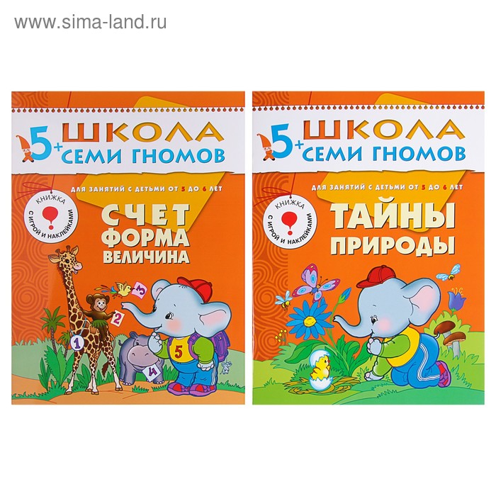 Полный годовой курс от 5 до 6 лет. 12 книг с играми и наклейками. Денисова Д. Полный годовой курс от 5 до 6 лет. 12 книг с играми и наклейками. Денисова Д.