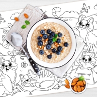 Коврик-раскраска многоразовый &laquo;Котики&raquo;