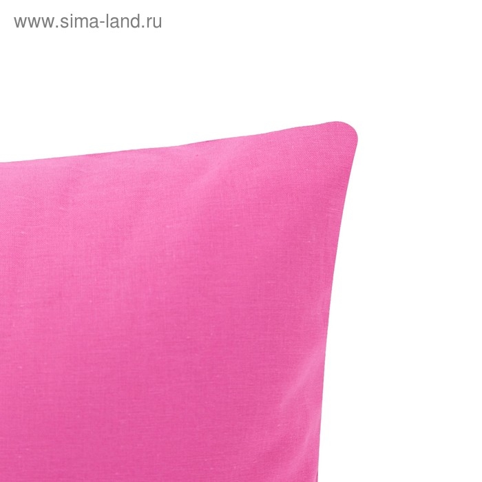 Наволочка &laquo;Этель&raquo; 50х70 см, цвет розовый, поплин, 125 г/м&sup2;