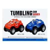 Машина-перевёртыш &laquo;Полиция&raquo;, работает от батареек, световые эффекты, МИКС