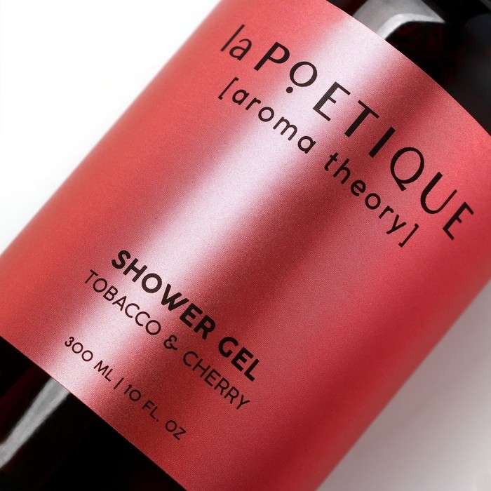 Гель для душа женский, 300 мл, аромат табака и вишни, LA POETIQUE Гель для душа женский, 300 мл, аромат табака и вишни, LA POETIQUE