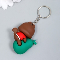 Брелок резина "Белочка на авокадо" МИКС 1,6х4,3х5,2 см Брелок резина "Белочка на авокадо" МИКС 1,6х4,3х5,2 см