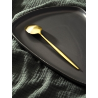 Ложка столовая из нержавеющей стали Magistro «Оску базис», длина 19,5 см, цвет золотой Ложка столовая из нержавеющей стали Magistro «Оску базис», длина 19,5 см, цвет золотой