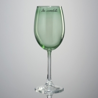 Бокал для вина &laquo;За любовь&raquo;, 360 мл, зеленый